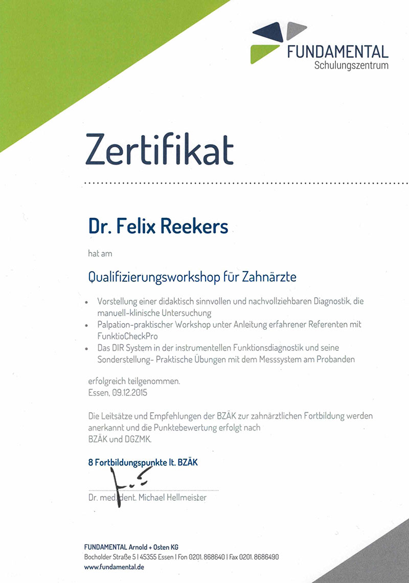 Zertifikat